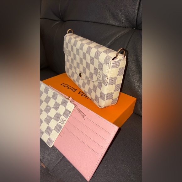 🆕 LV Felicie Pochette Damier Azur Pouch - Picture 4 of 9